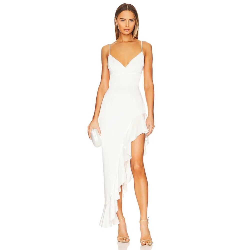 Bardot Ember Midi Dress in Ivory